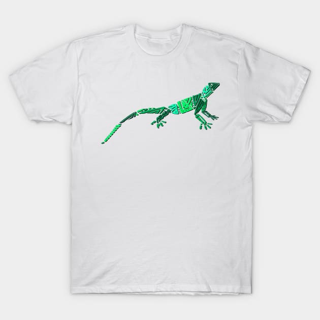 Abstract Lizard T-Shirt by skrbly